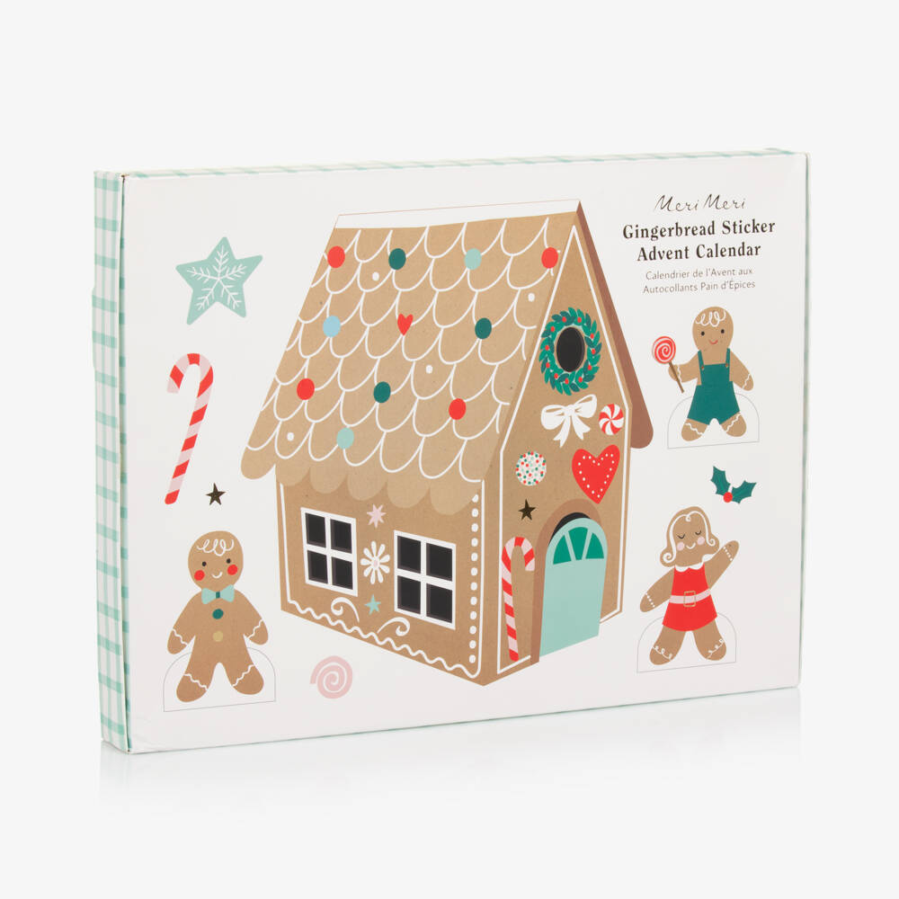 Meri Meri-Gingerbread House Advent Calendar (31cm) | Childrensalon Outlet