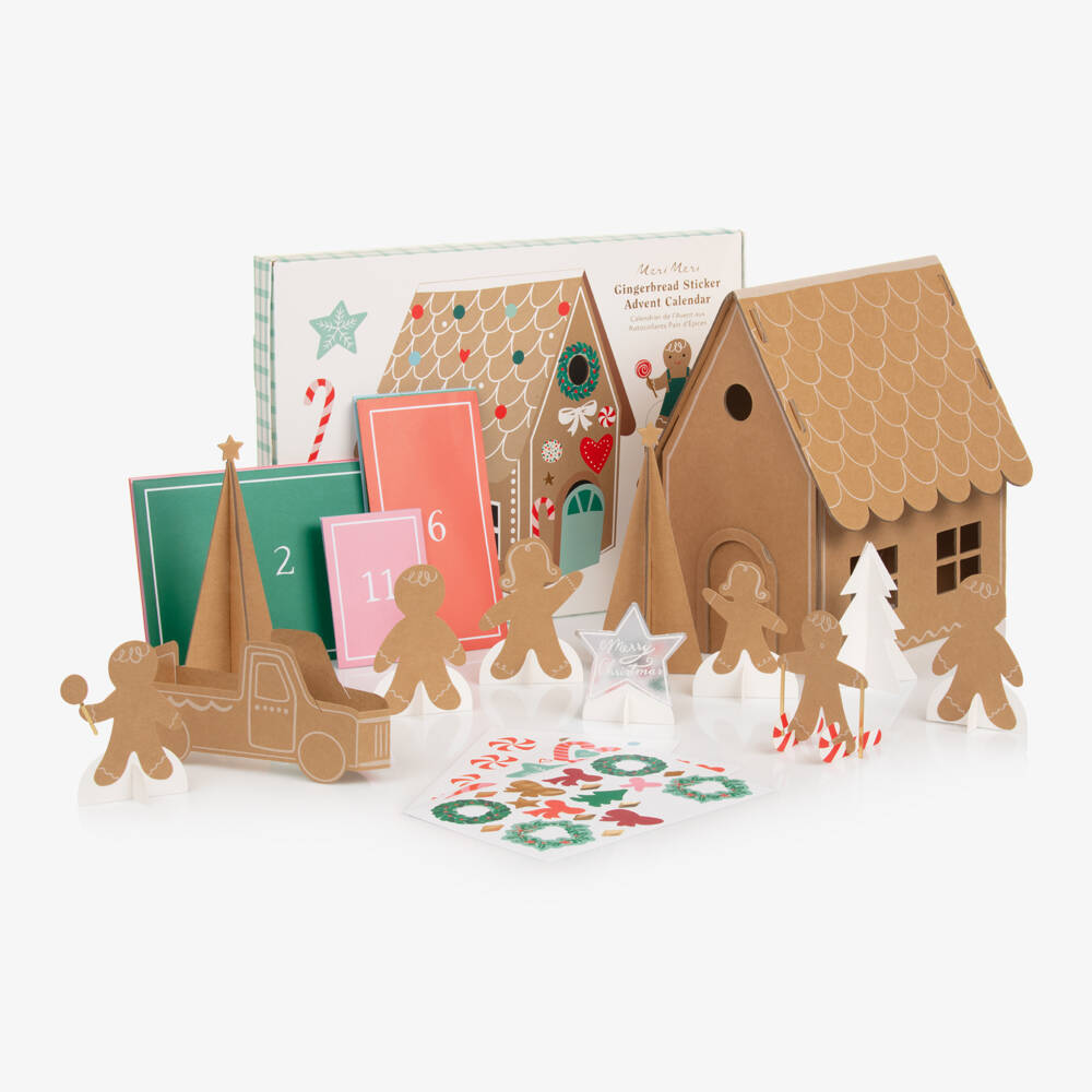 Meri Meri-Gingerbread House Advent Calendar (31cm) | Childrensalon Outlet