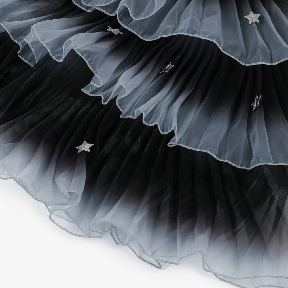 Meri Meri-Girls Black Organza Witch Costume | Childrensalon Outlet