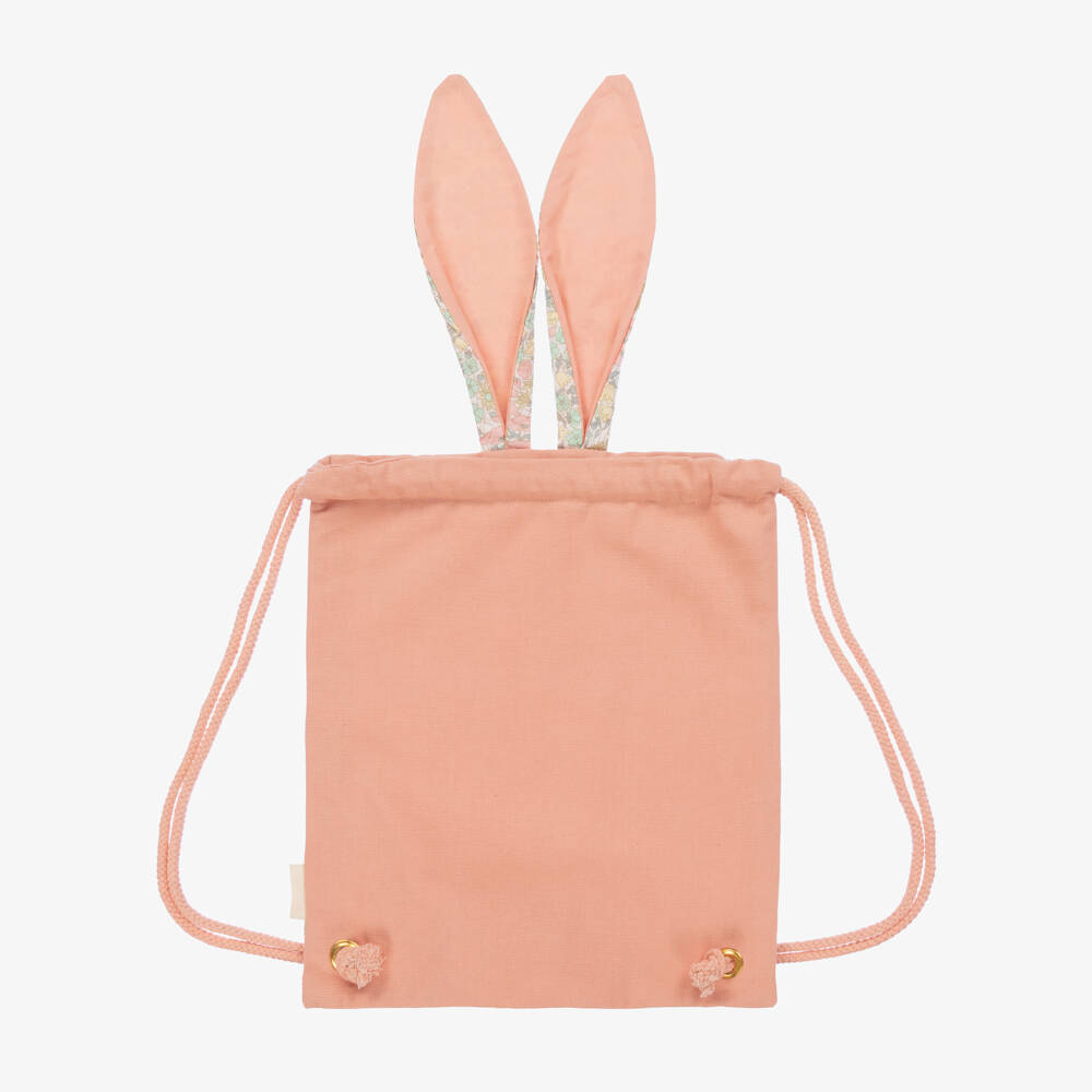 Meri Meri-Girls Floral Pink Bunny Bag | Childrensalon Outlet