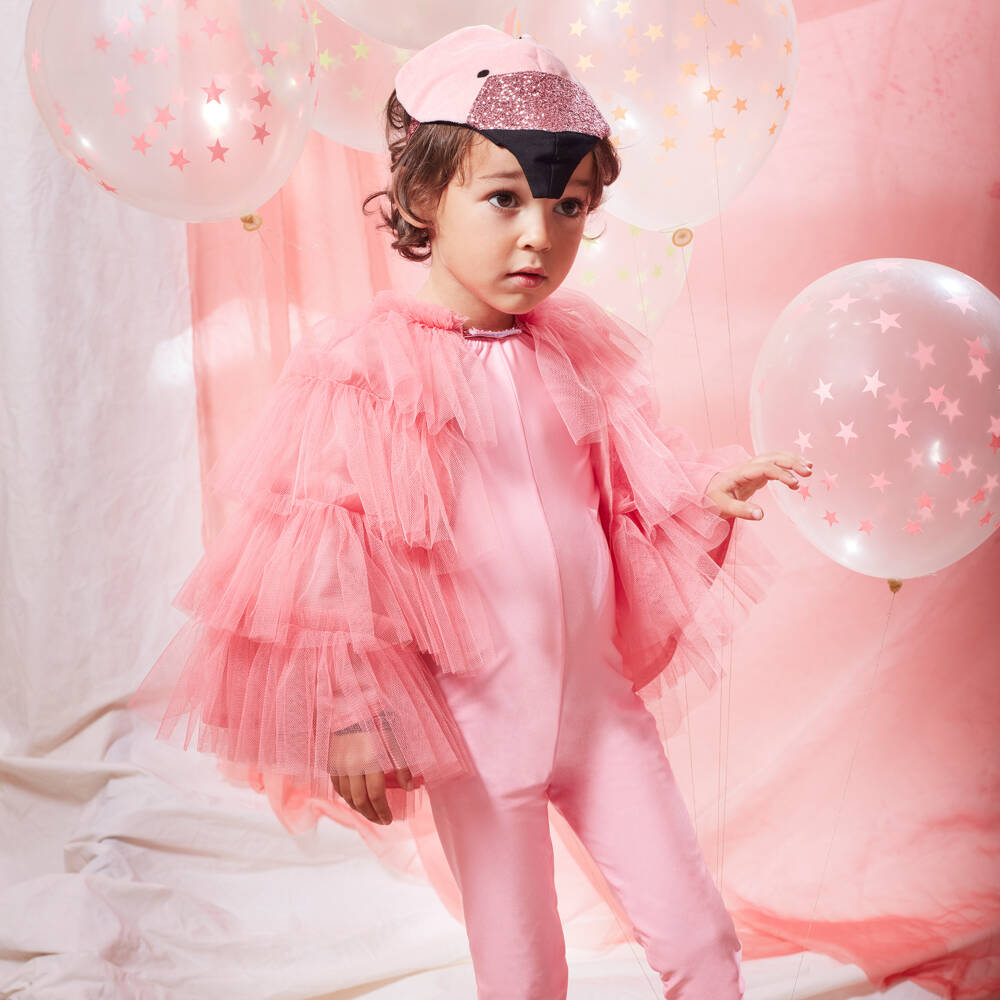 Meri Meri-Girls Fluffy Flamingo Dress-Up Set | Childrensalon Outlet