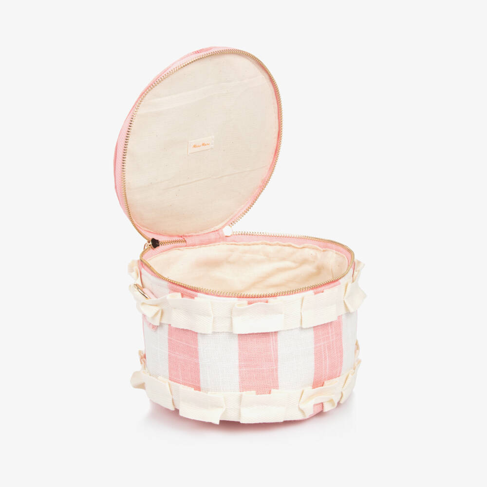 Meri Meri-Сумка в полоску розовая для девочек | Childrensalon Outlet