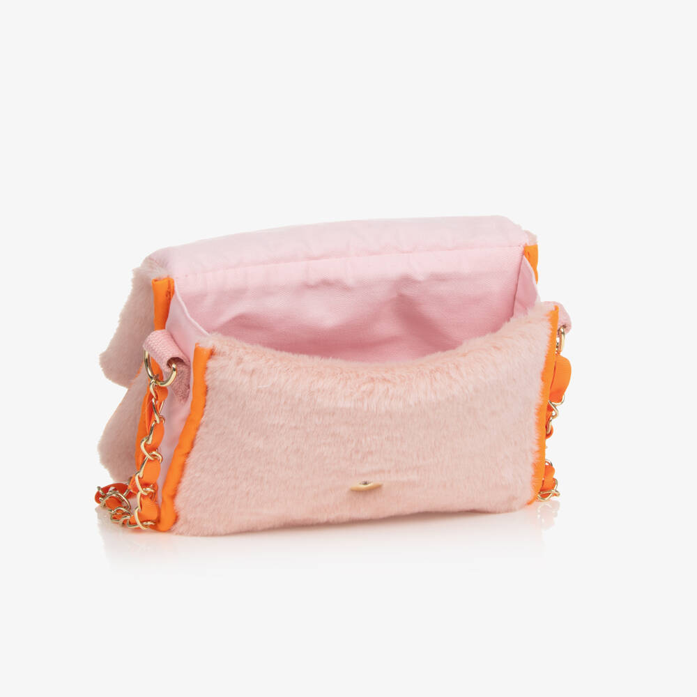 Meri Meri-Girls Plush Pink Bunny Purse | Childrensalon Outlet