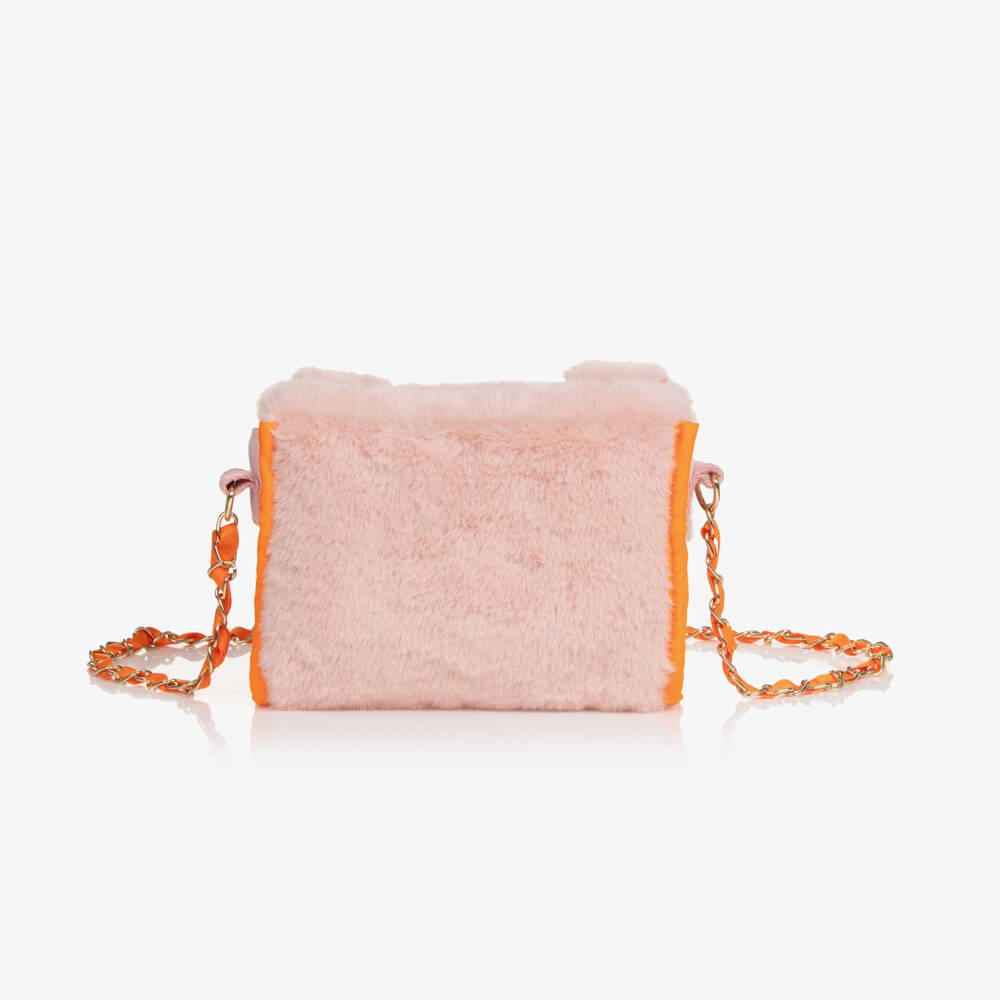 Meri Meri-Girls Plush Pink Bunny Purse | Childrensalon Outlet