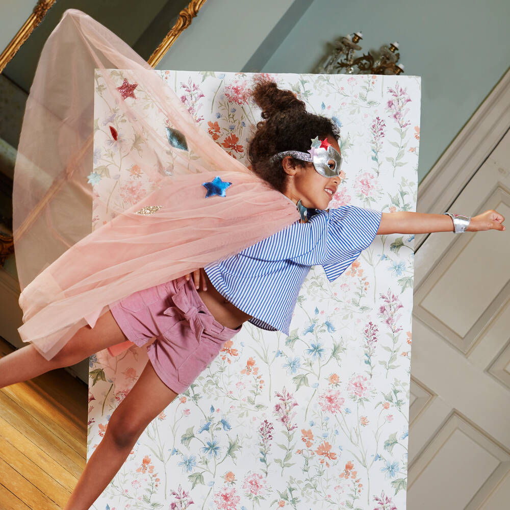 Meri Meri-Girls Radiant Pink Heroine Ensemble | Childrensalon Outlet