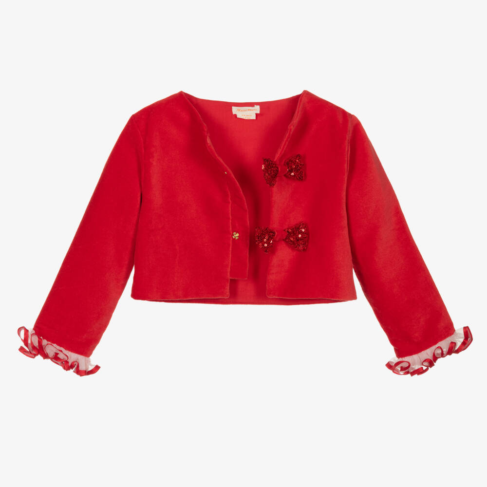 Meri Meri-Girls Red Santa's Little Helper Costume | Childrensalon Outlet