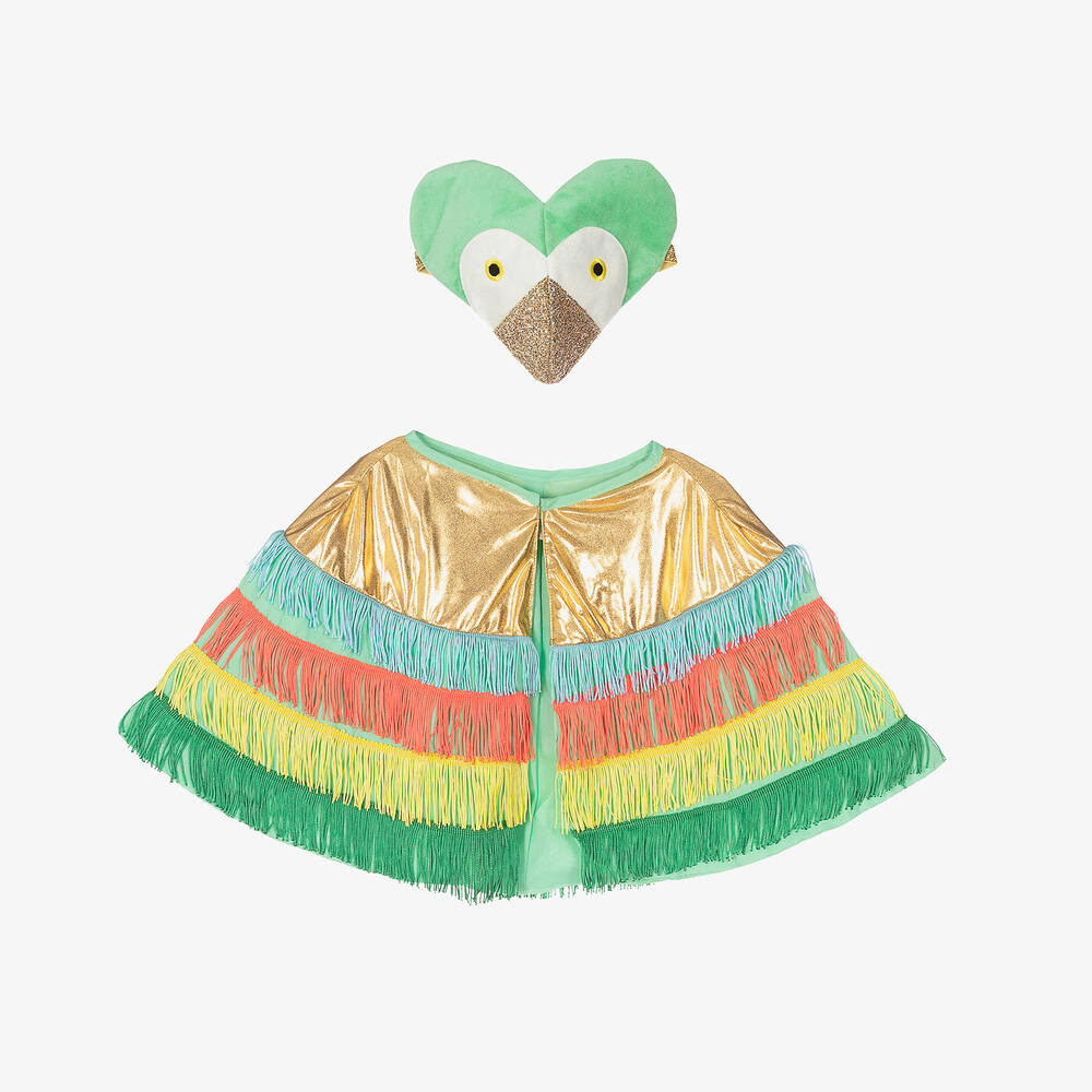 Meri Meri-Green Parrot Costume Set | Childrensalon Outlet
