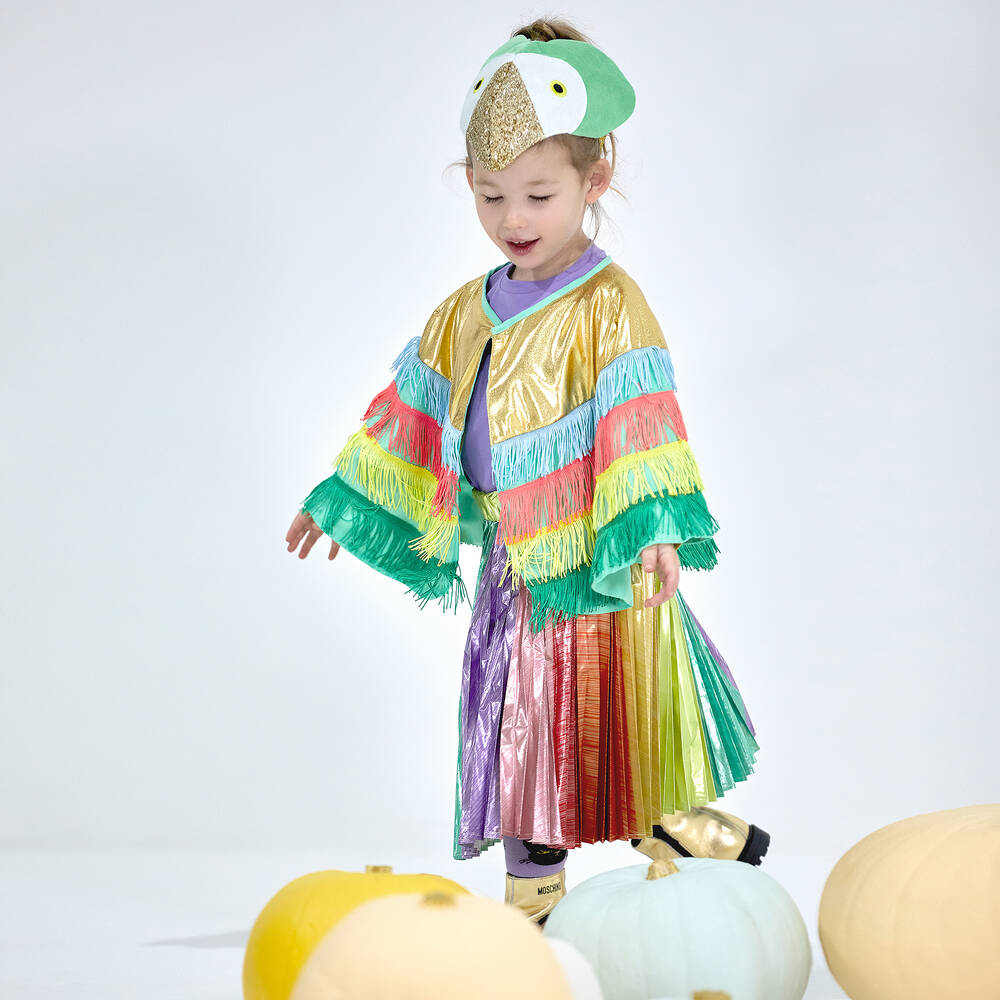 Meri Meri-Green Parrot Costume Set | Childrensalon Outlet