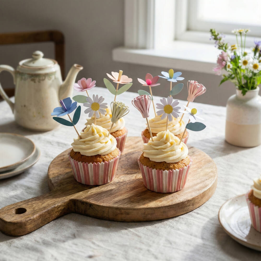 Meri Meri-Multicoloured Flower Baking Kit | Childrensalon Outlet