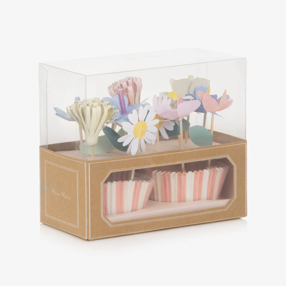 Meri Meri-Multicoloured Flower Baking Kit | Childrensalon Outlet