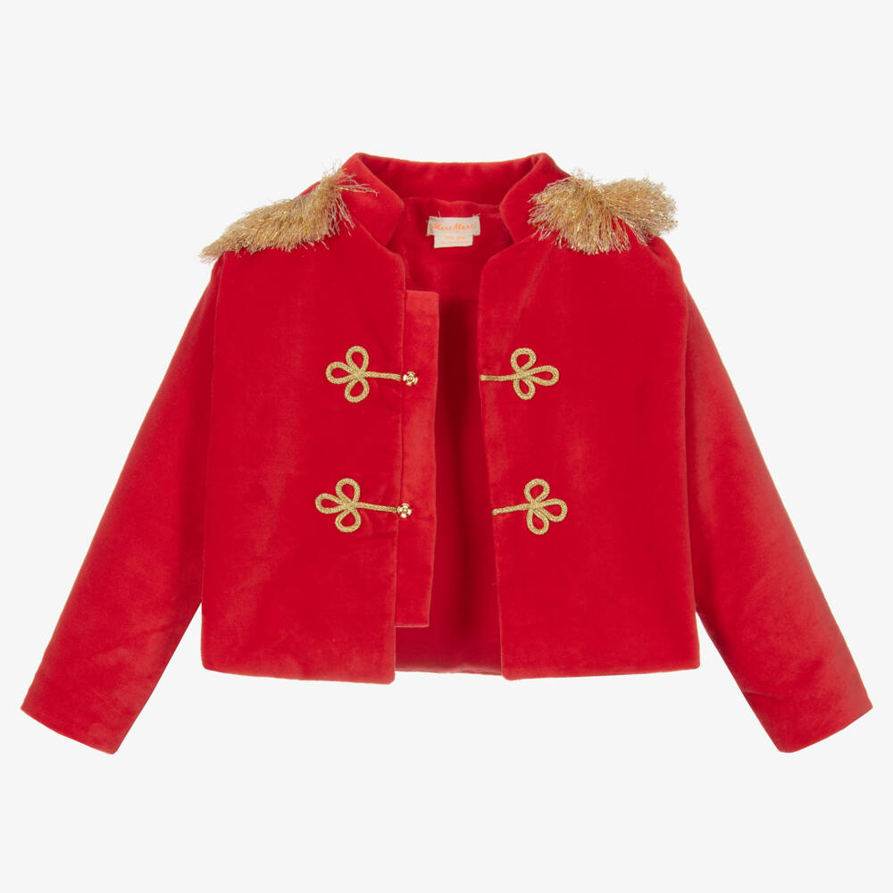 Meri Meri-Костюм барабанщика из красного бархата для мальчиков | Childrensalon Outlet