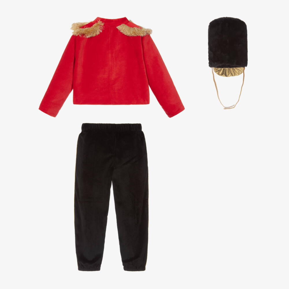 Meri Meri-Костюм барабанщика из красного бархата для мальчиков | Childrensalon Outlet