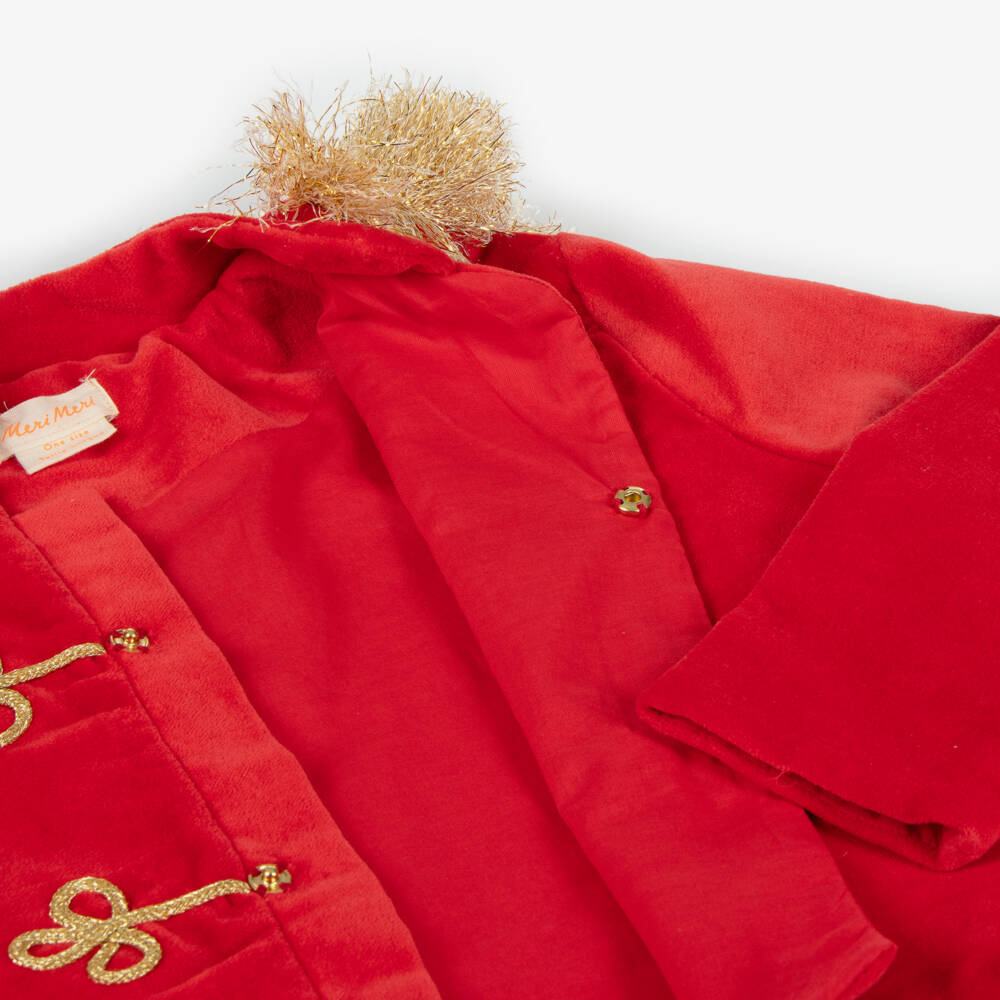 Meri Meri-Костюм барабанщика из красного бархата для мальчиков | Childrensalon Outlet