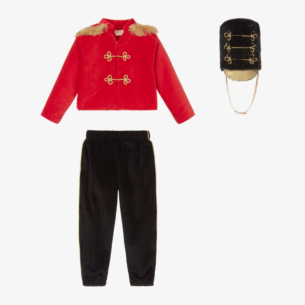 Meri Meri-Костюм барабанщика из красного бархата для мальчиков | Childrensalon Outlet