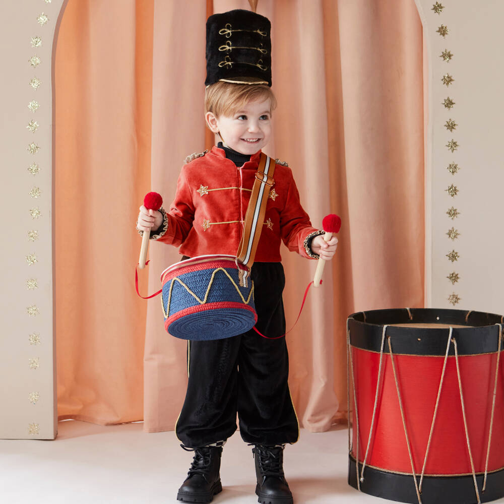 Meri Meri-Костюм барабанщика из красного бархата для мальчиков | Childrensalon Outlet
