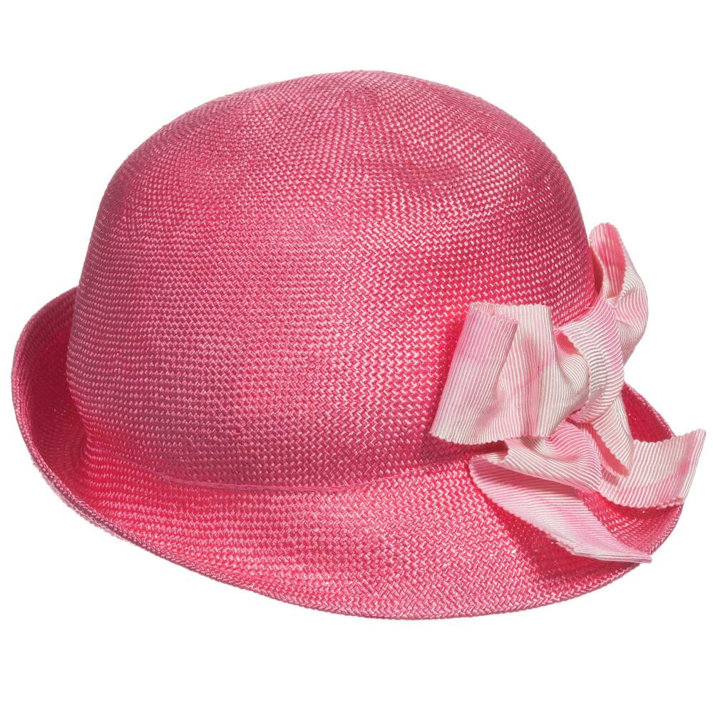 Mi Mi Sol-Girls Fuchsia Pink Woven Sun Hat | Childrensalon Outlet