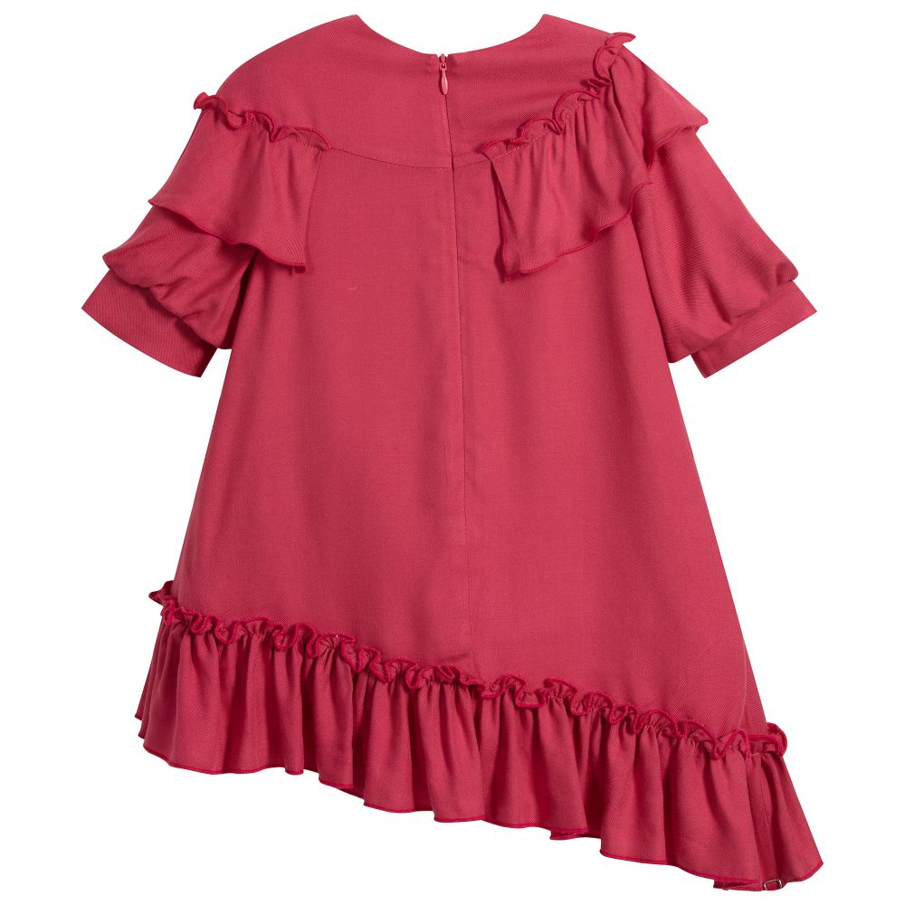 Mi Mi Sol-Girls Pink Ruffle Dress | Childrensalon Outlet