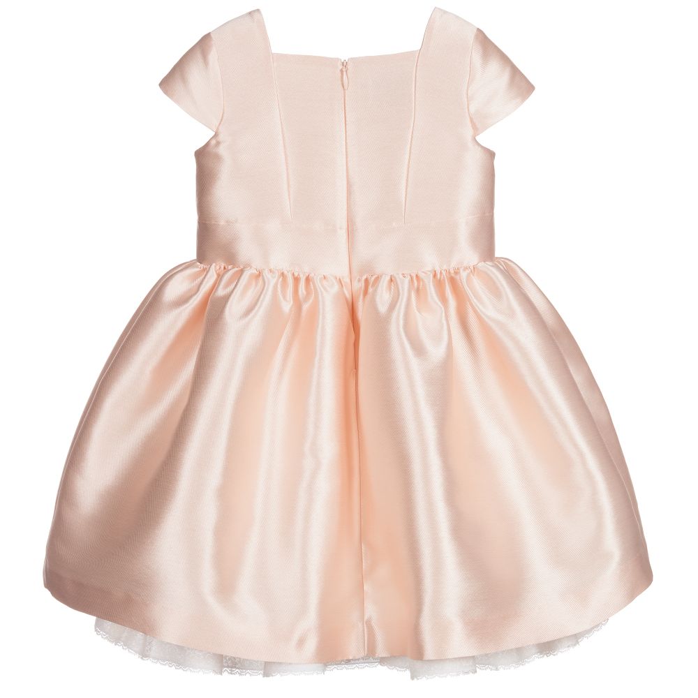 Mi Mi Sol-Розовое атласное платье для девочек | Childrensalon Outlet