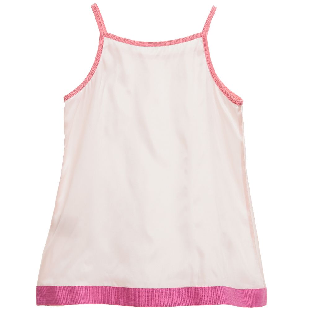 Mi Mi Sol-Pink Floral Silk Dress | Childrensalon Outlet