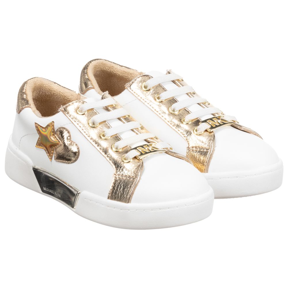 Cloth trainers Michael Kors White size 8 US in Cloth  27462713