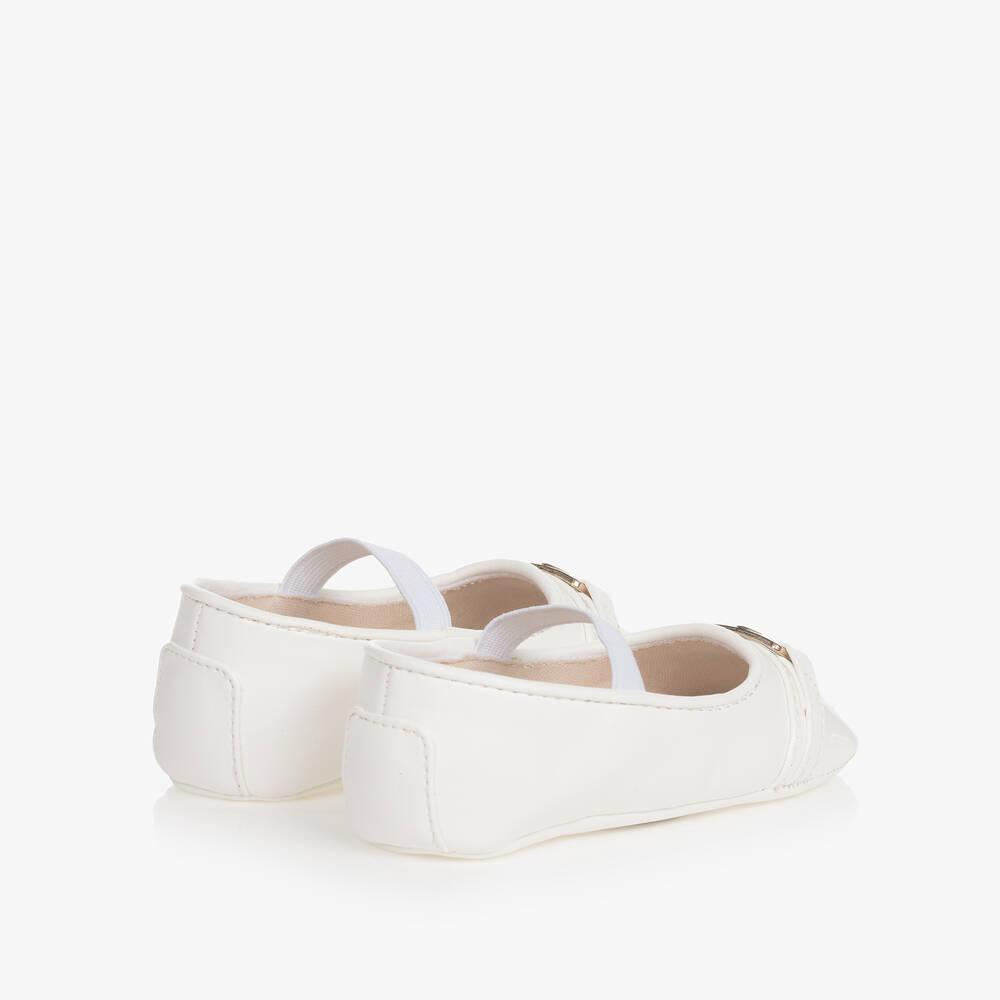 Michael Kors Kids-Baby Girls White Pre-Walker Shoes | Childrensalon Outlet