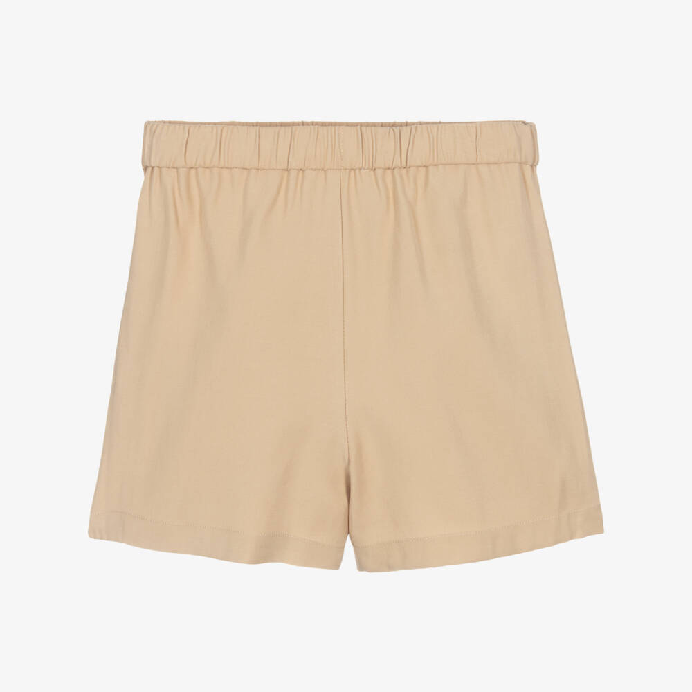 Michael Kors Kids-Beige Twill Wrap-Around Skort | Childrensalon Outlet