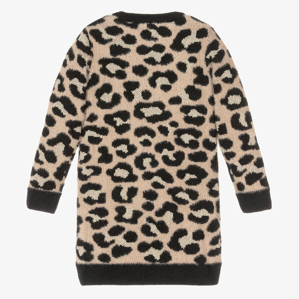Leopard top jumper dress