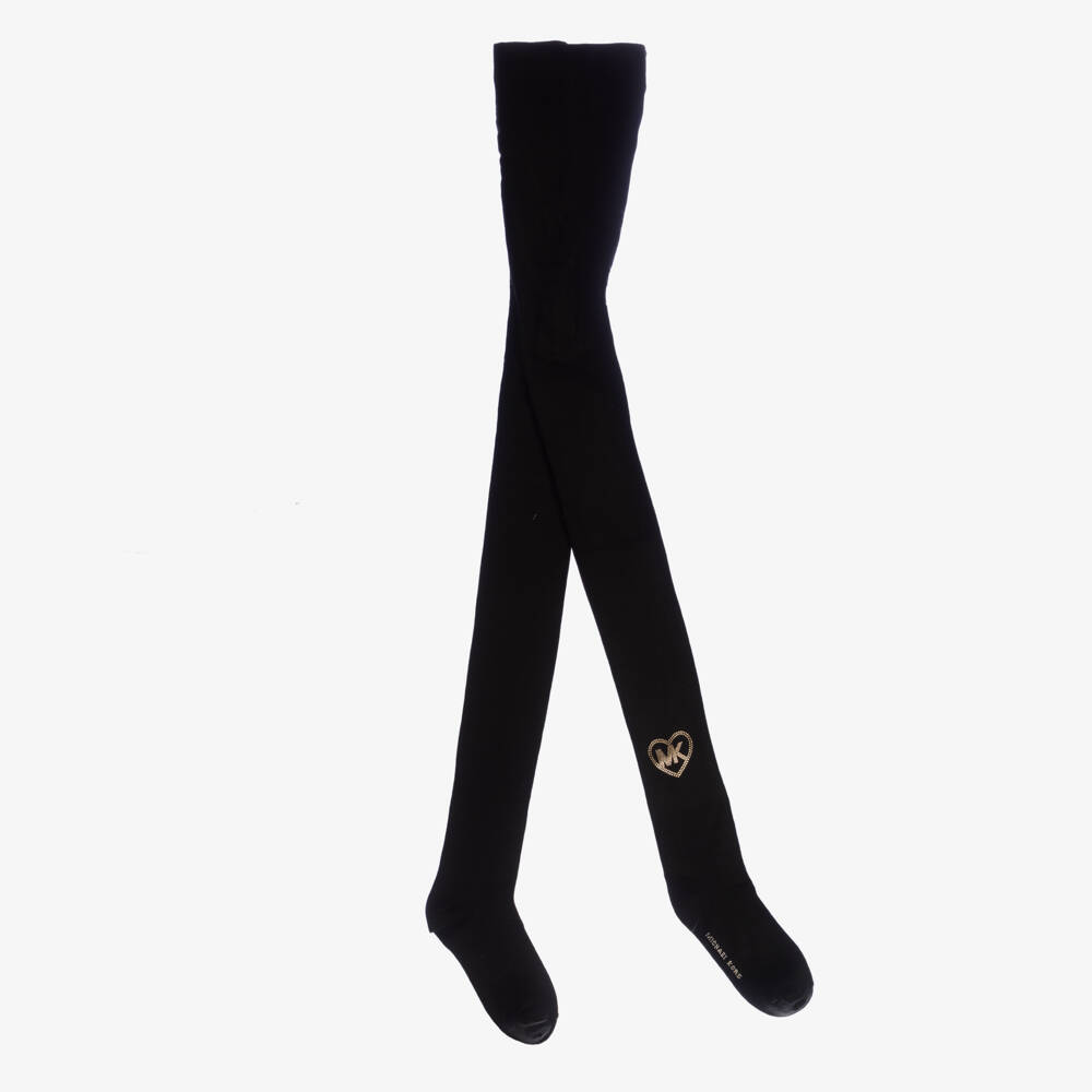 Michael Kors Kids-كولون بشعار MK لون أسود | Childrensalon Outlet