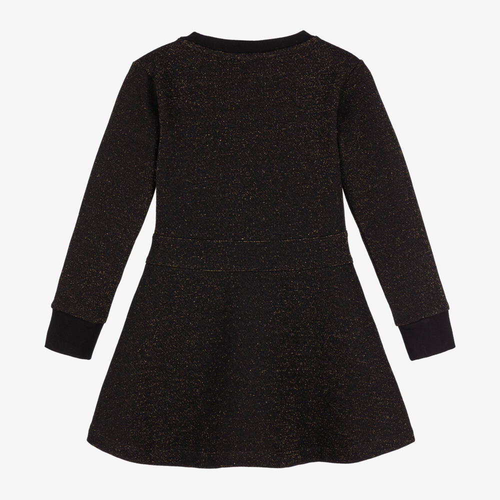 Michael Kors Kids-فستان سكيتر قطن جيرسي لون أسود | Childrensalon Outlet