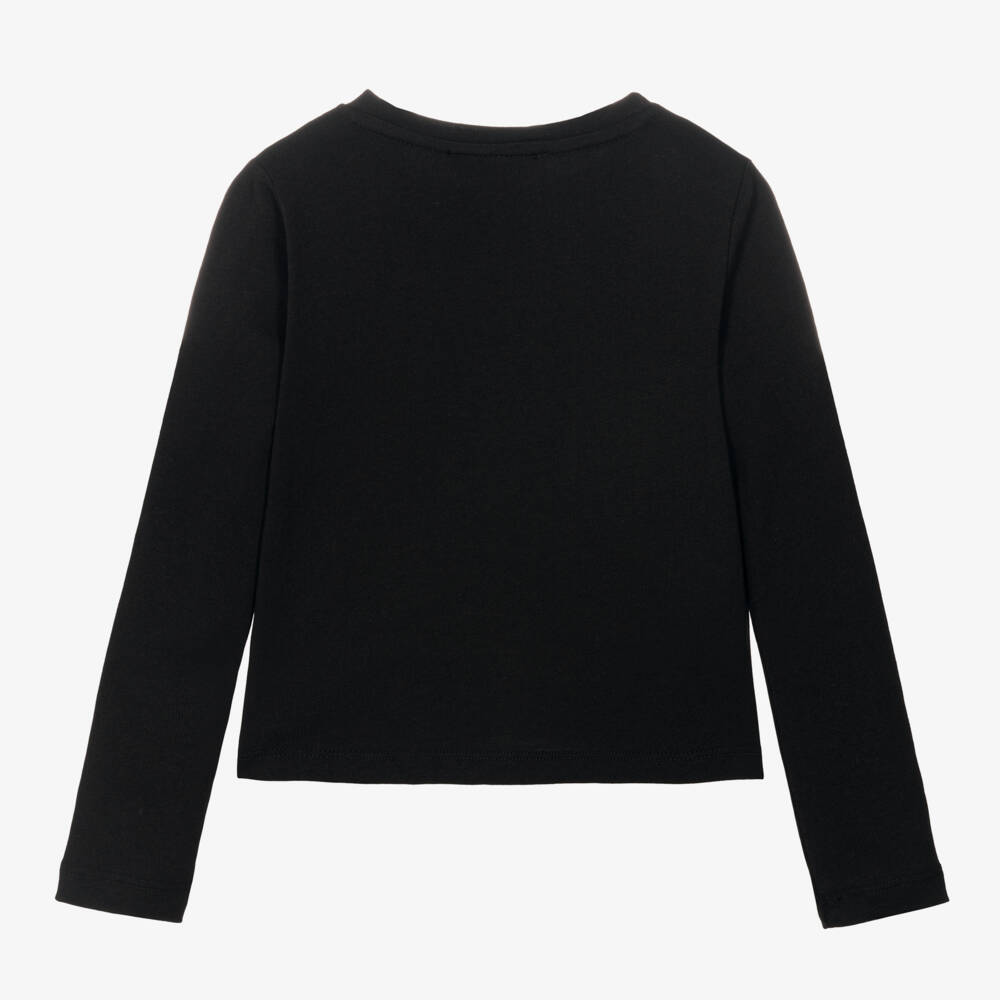 Michael Kors Kids-Girls Black Starburst Cotton Top | Childrensalon Outlet