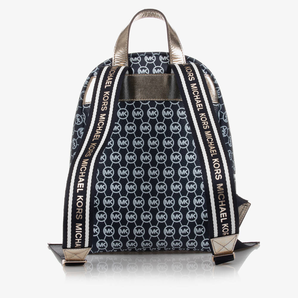 Michael Kors Kids-Girls Blue Backpack (29cm) | Childrensalon Outlet