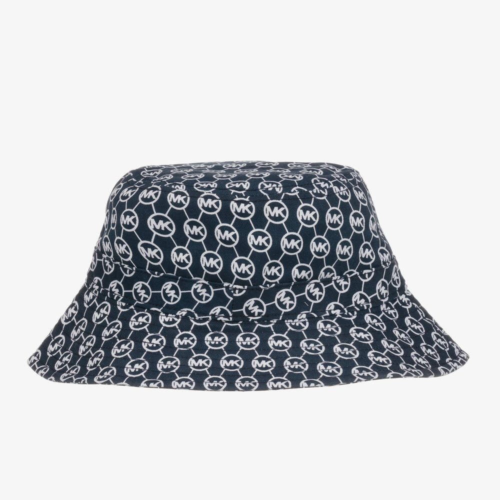Michael Kors Kids-Girls Blue Logo Bucket Hat | Childrensalon Outlet