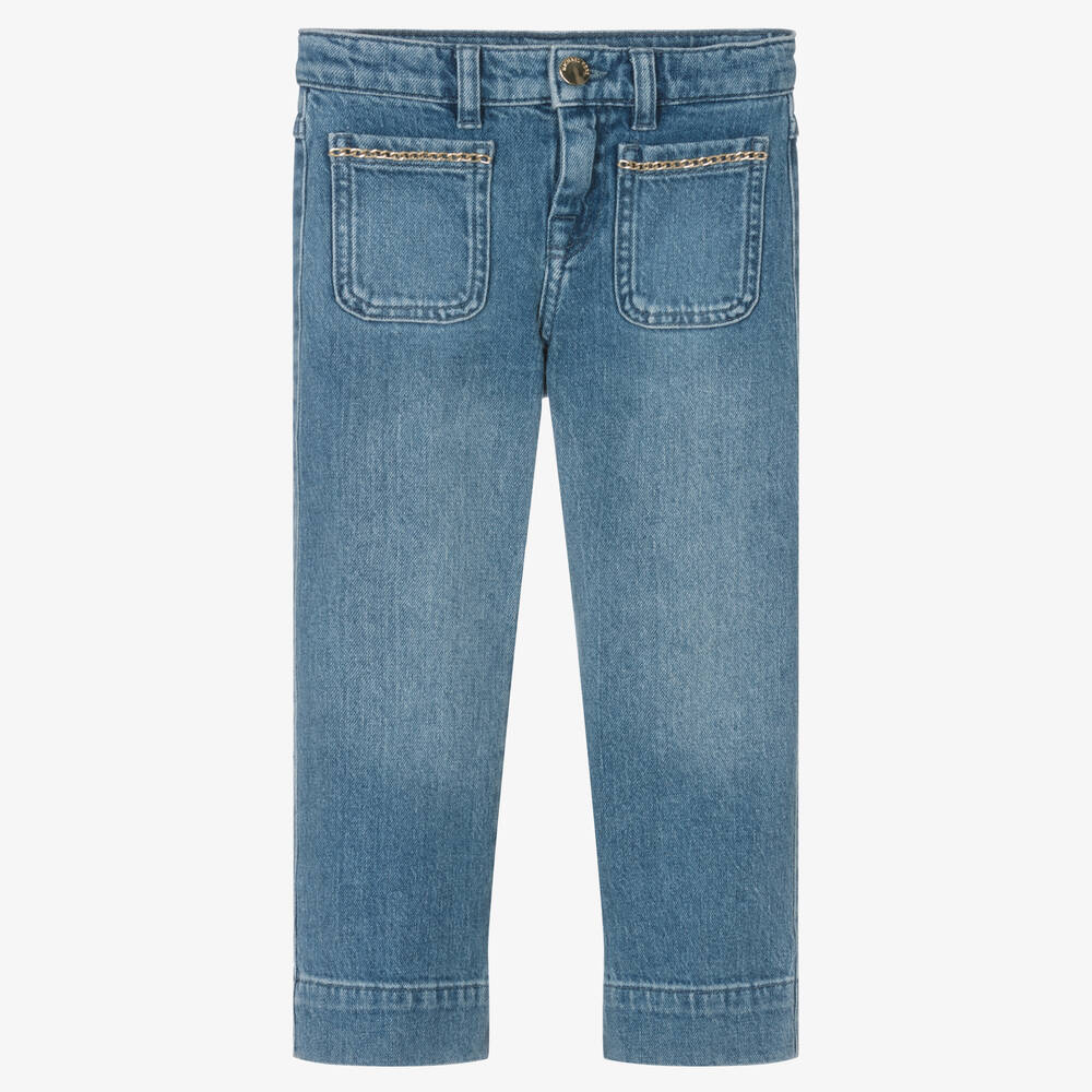 Michael Kors Kids - Blaue Denim-Jeans mit geradem Bein | Childrensalon