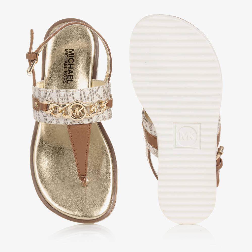 Kids michael kors sandals discount