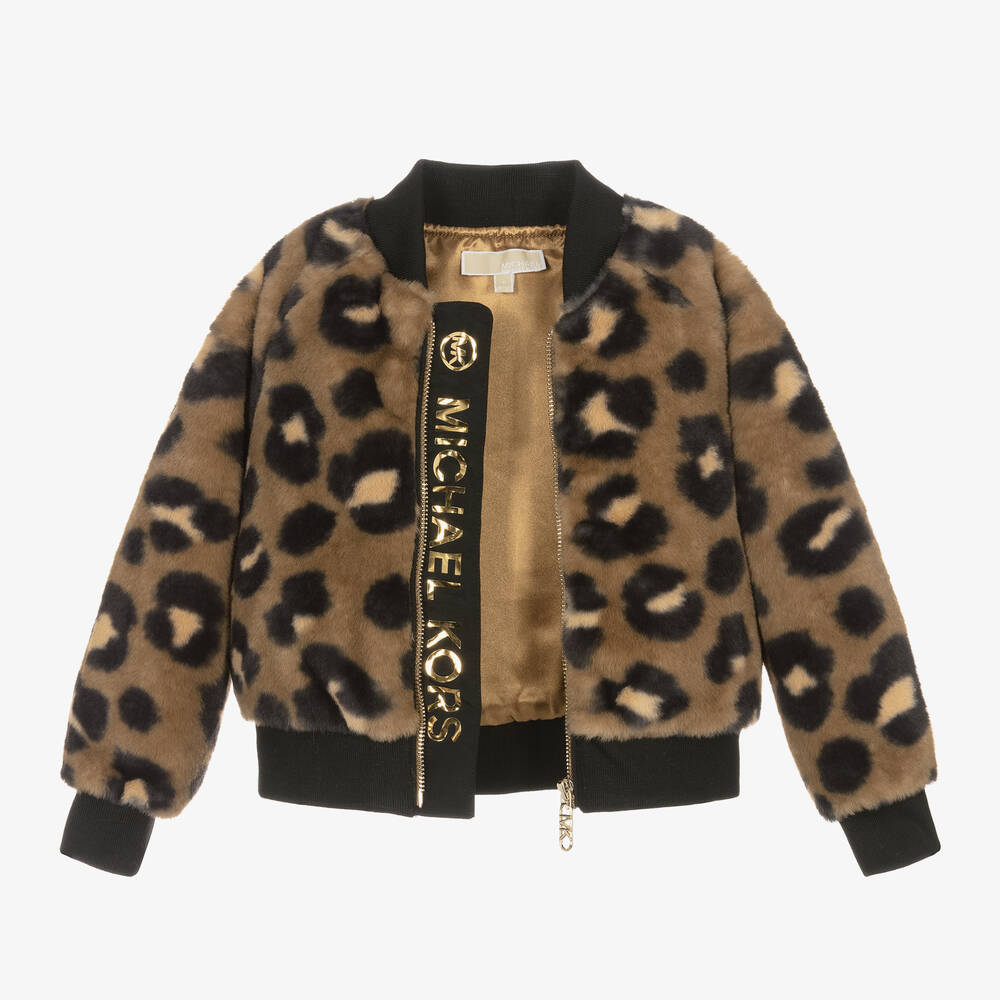 Michael kors hotsell leopard print jacket
