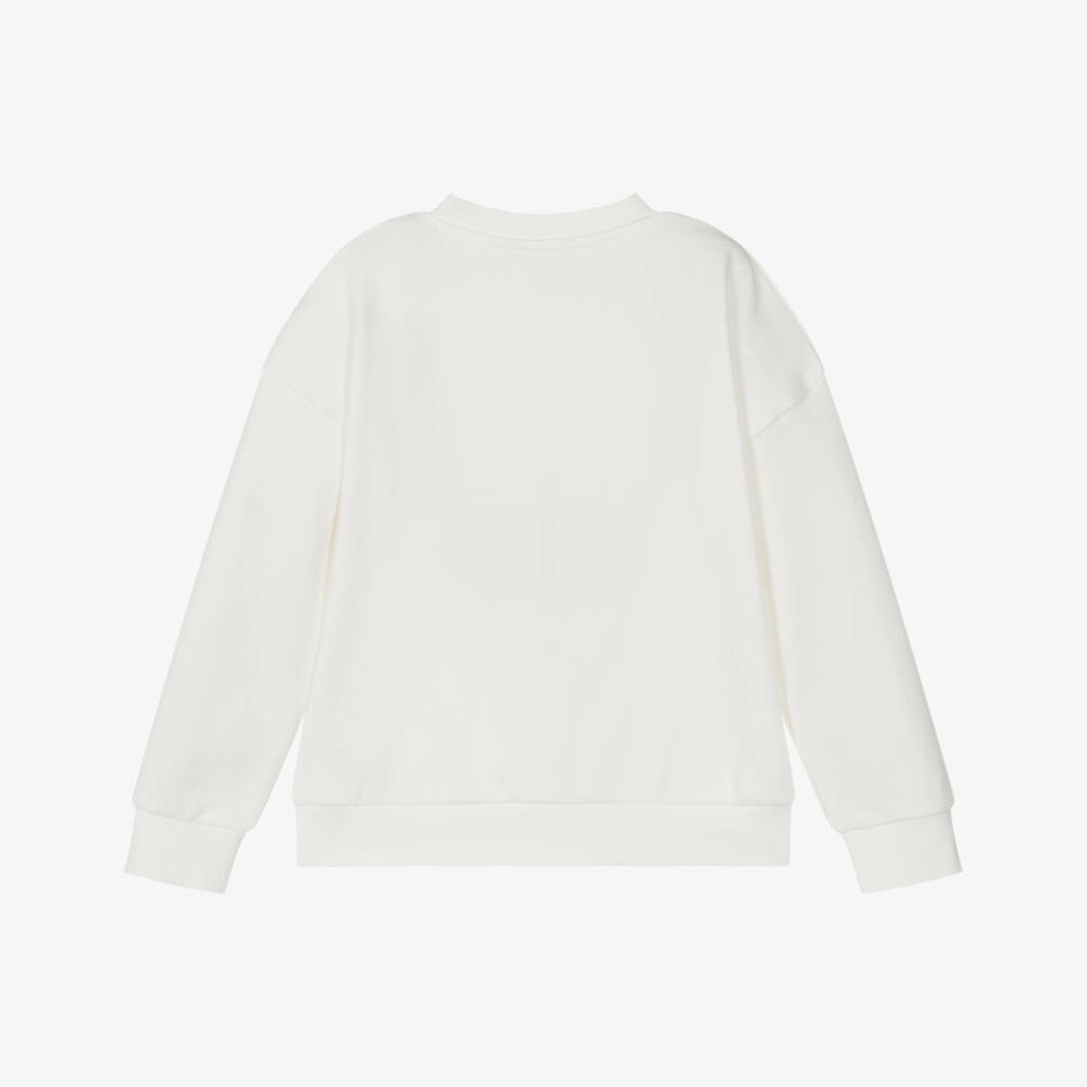 Michael Kors Kids-Girls Elegant Ivory Cotton Top | Childrensalon Outlet