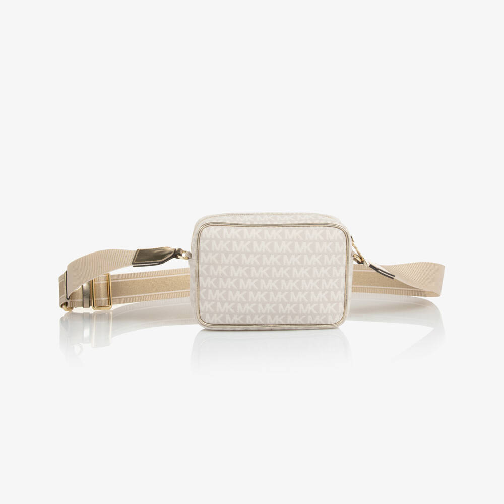 Michael Kors Kids-Girls Elegant Ivory Logo Purse | Childrensalon Outlet