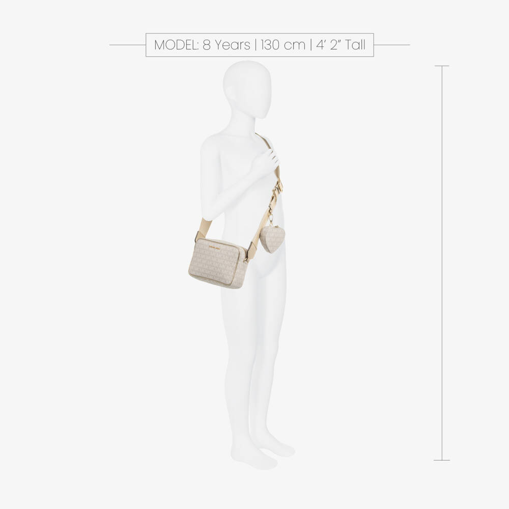 Michael Kors Kids-Girls Elegant Ivory Logo Purse | Childrensalon Outlet
