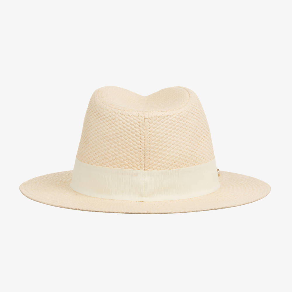 Michael Kors Kids-Girls Elegant Ivory Sun Hat | Childrensalon Outlet