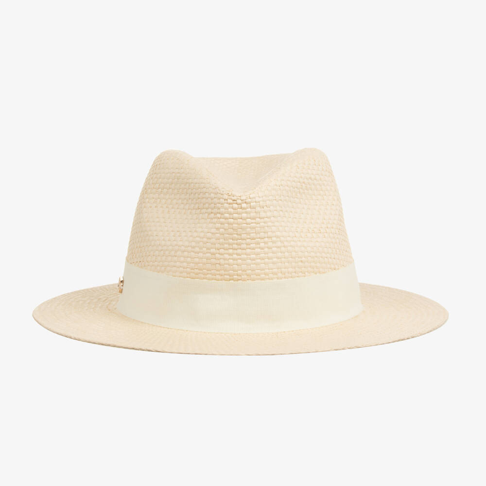 Michael Kors Kids-Girls Elegant Ivory Sun Hat | Childrensalon Outlet