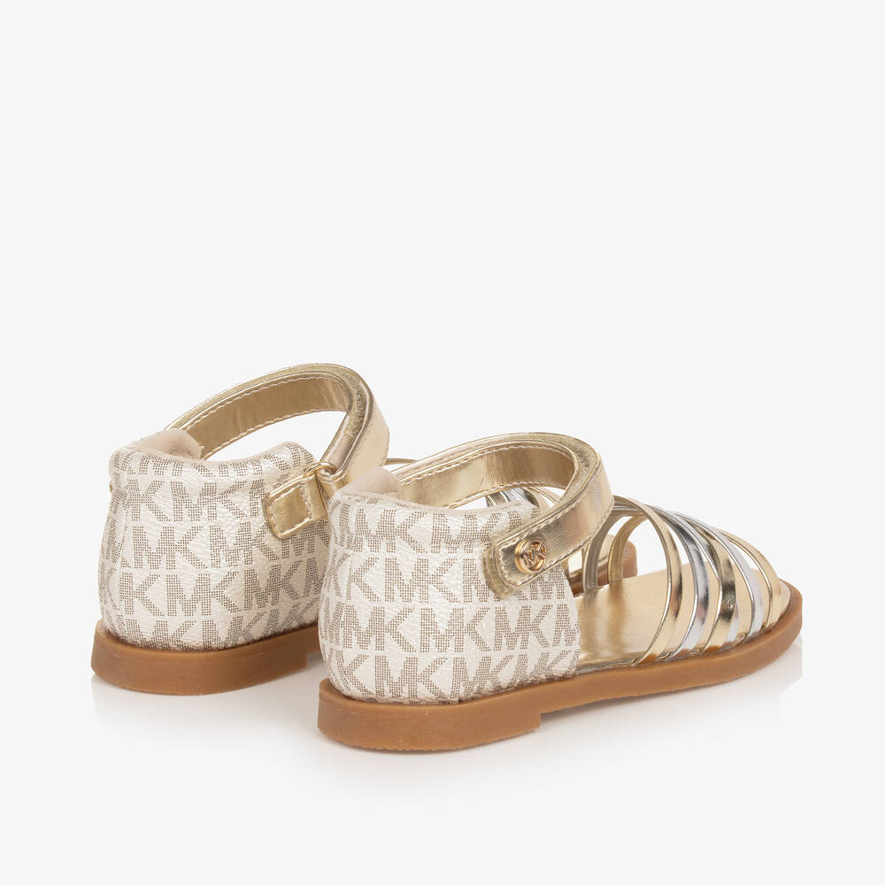 Little girl mk sandals shop