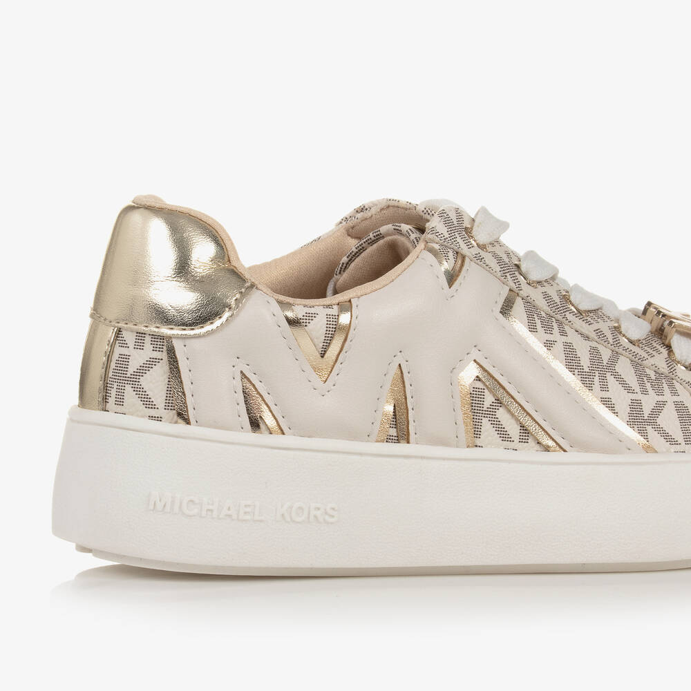 Mk gold sneakers hot sale
