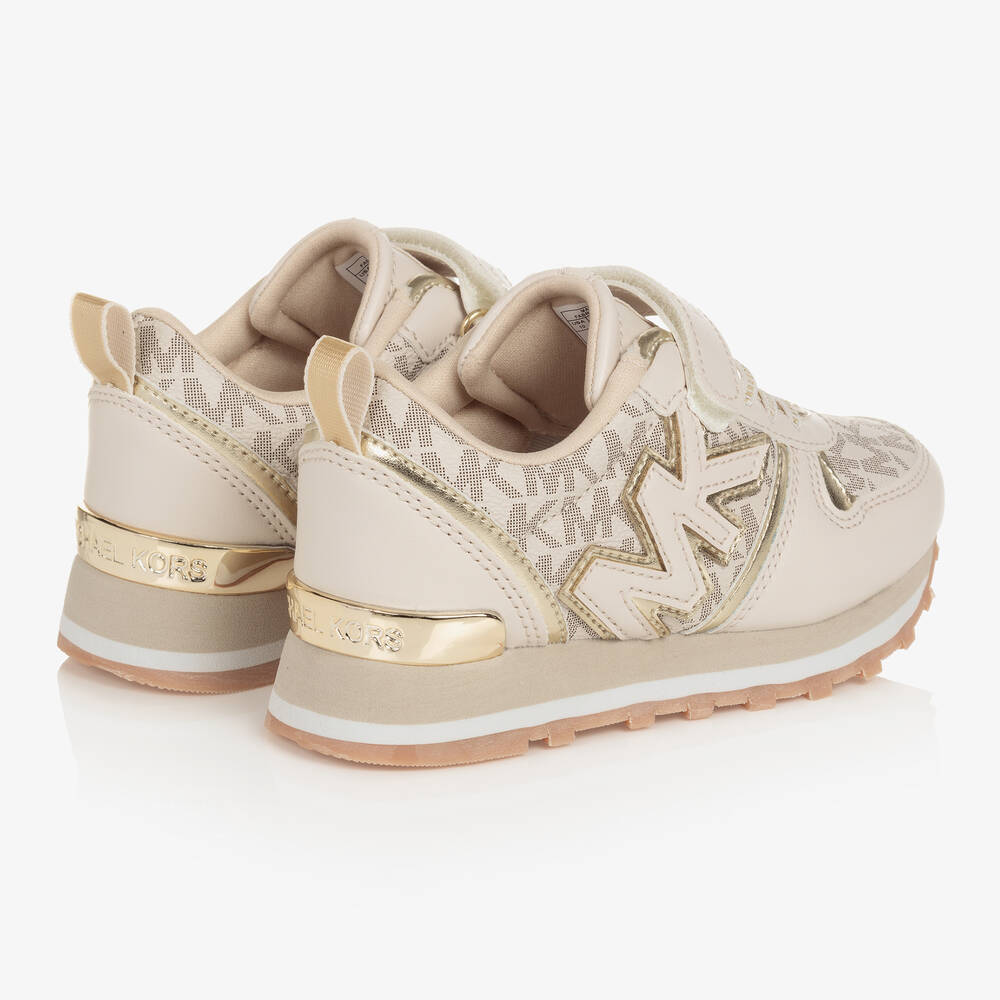 Michael kors sneaker beige gold shop