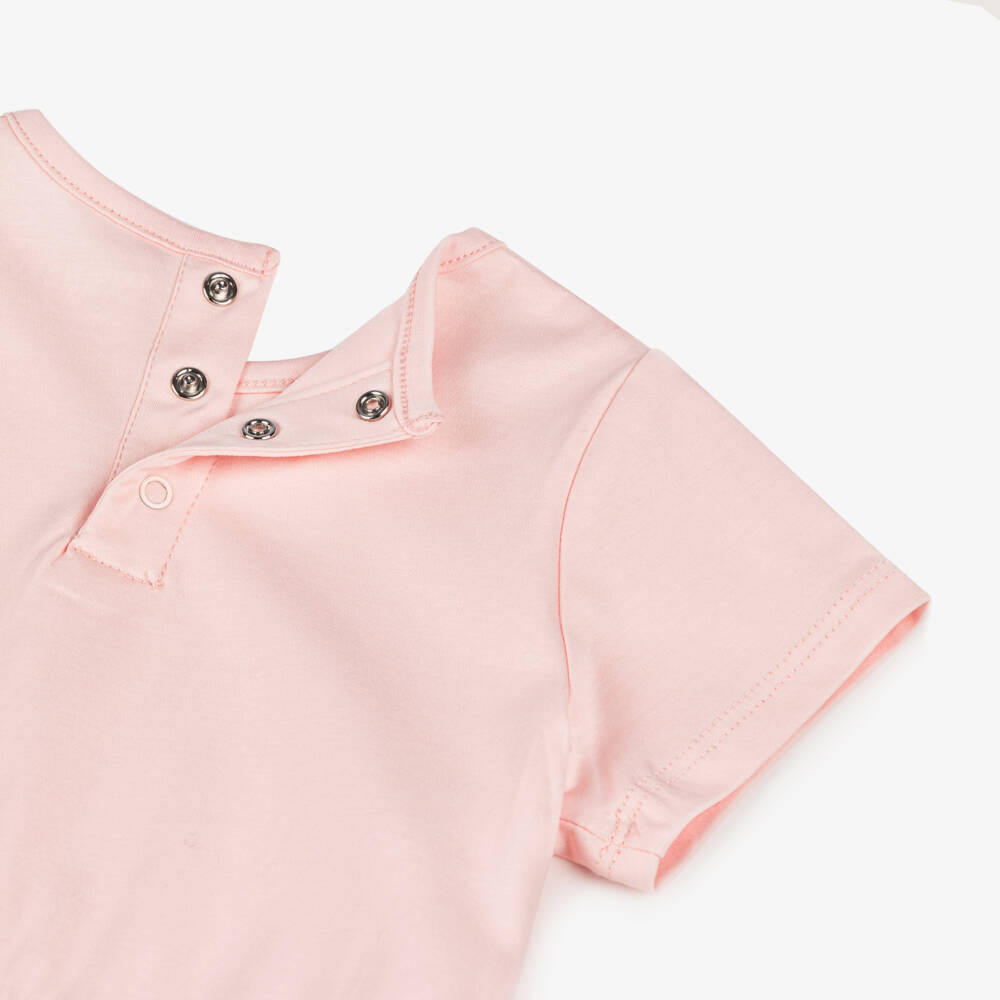 Michael Kors Kids-Girls Shimmering Pink Pleat Ensemble | Childrensalon Outlet