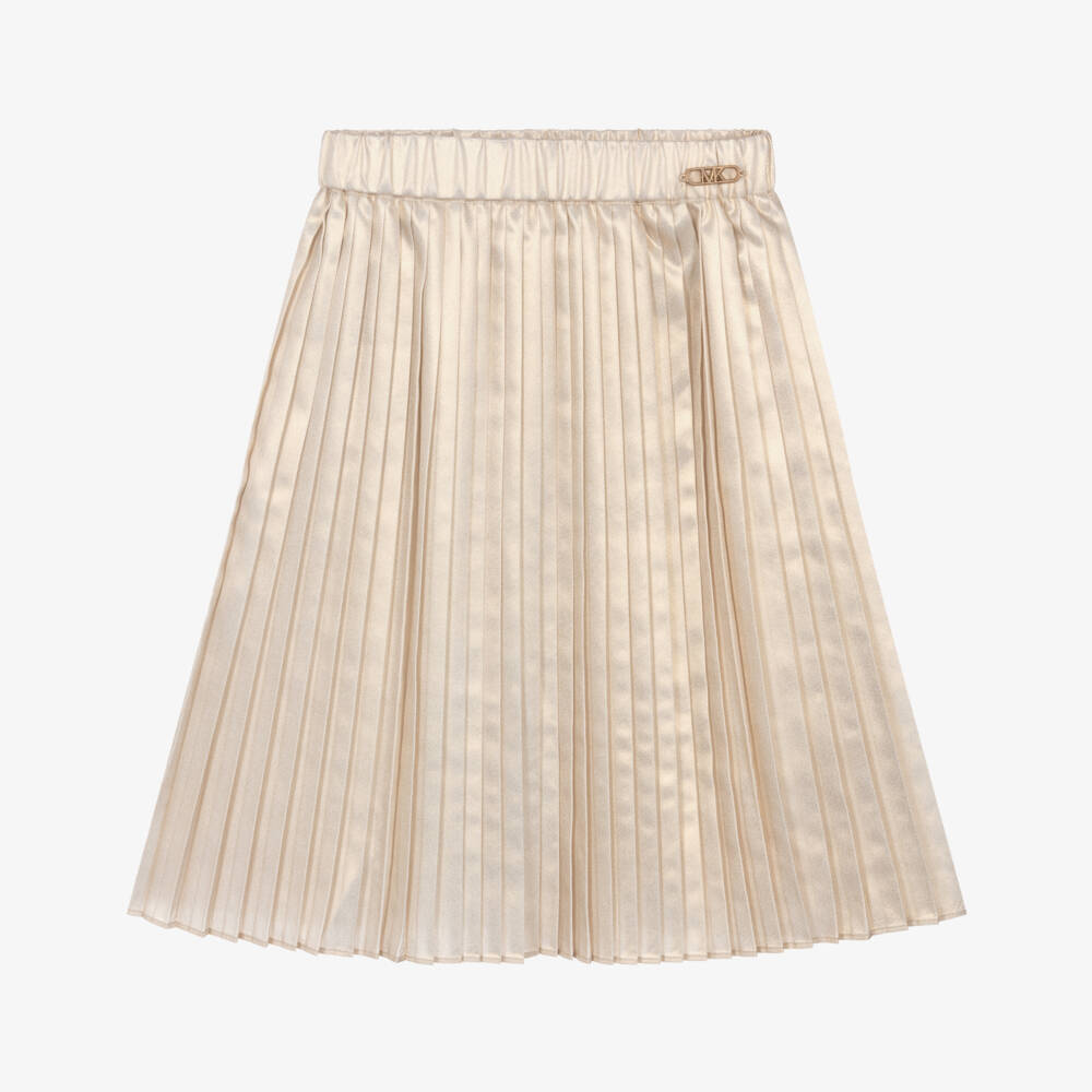 Michael Kors Kids-تنورة ساتان لامعة للبنات | Childrensalon Outlet