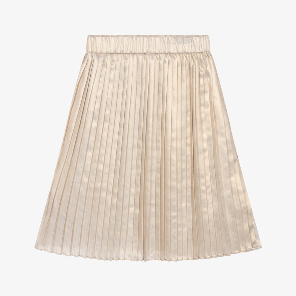 Michael Kors Kids-Girls Shimmery Satin Midi Skirt | Childrensalon Outlet