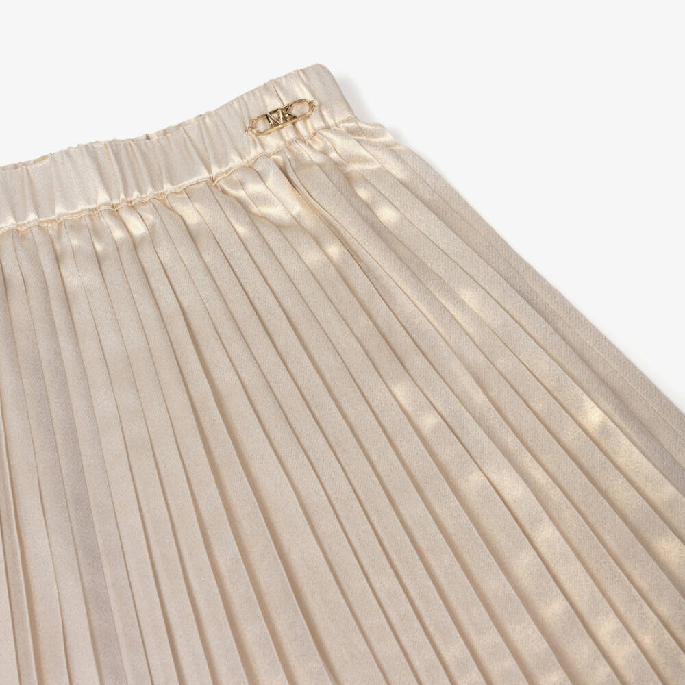 Michael Kors Kids-Girls Shimmery Satin Midi Skirt | Childrensalon Outlet