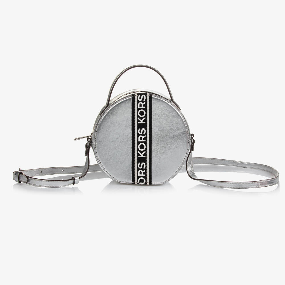 Michael kors silver shoulder bag top