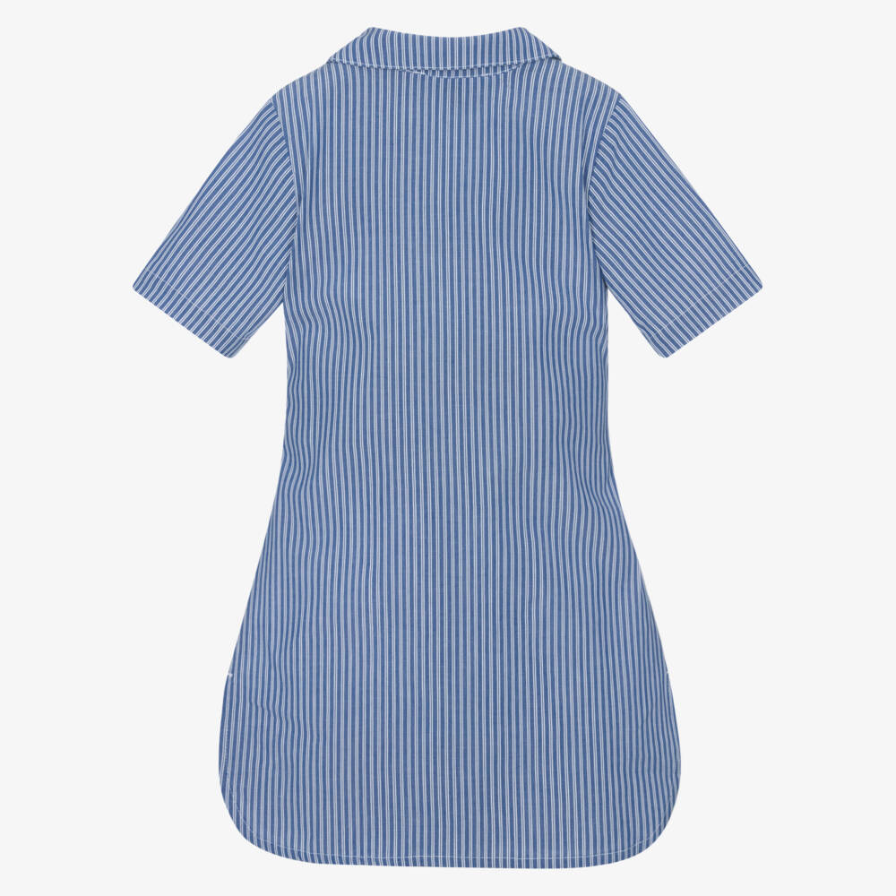 Michael Kors Kids-Girls Sky Stripe Cotton Dress | Childrensalon Outlet