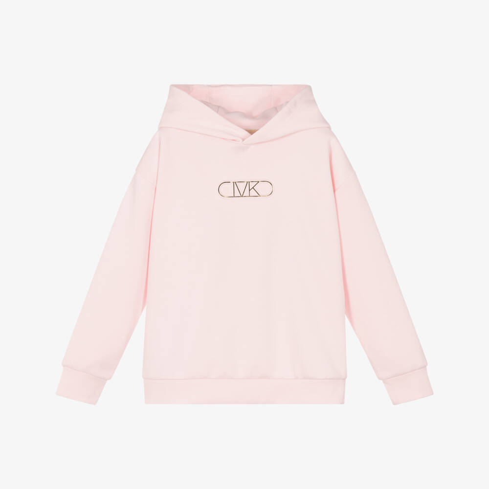 Michael Kors Kids-Girls Soft Blush Emblem Sweatshirt | Childrensalon Outlet